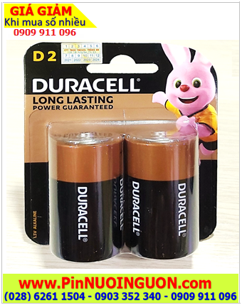 Duracell MN1300-LR20, Pin đại D Duracell MN1300-LR20 1.5V Alkaline chính hãng (MẪU MỚI)
